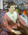 Porträt einer Frau mit Cezanne Stillleben Beitrag Impressionismus Primitivismus Paul Gauguin